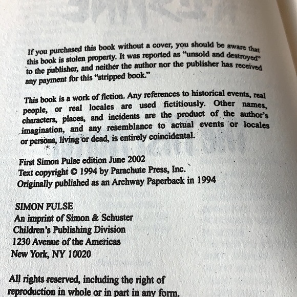 🎃R.L. Stine/ 99 Fear Street: The House of Evil🎃 RETRO 2002 - Picture 6 of 6